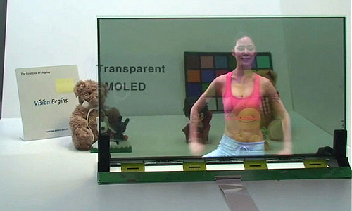 Transparentní monitor
